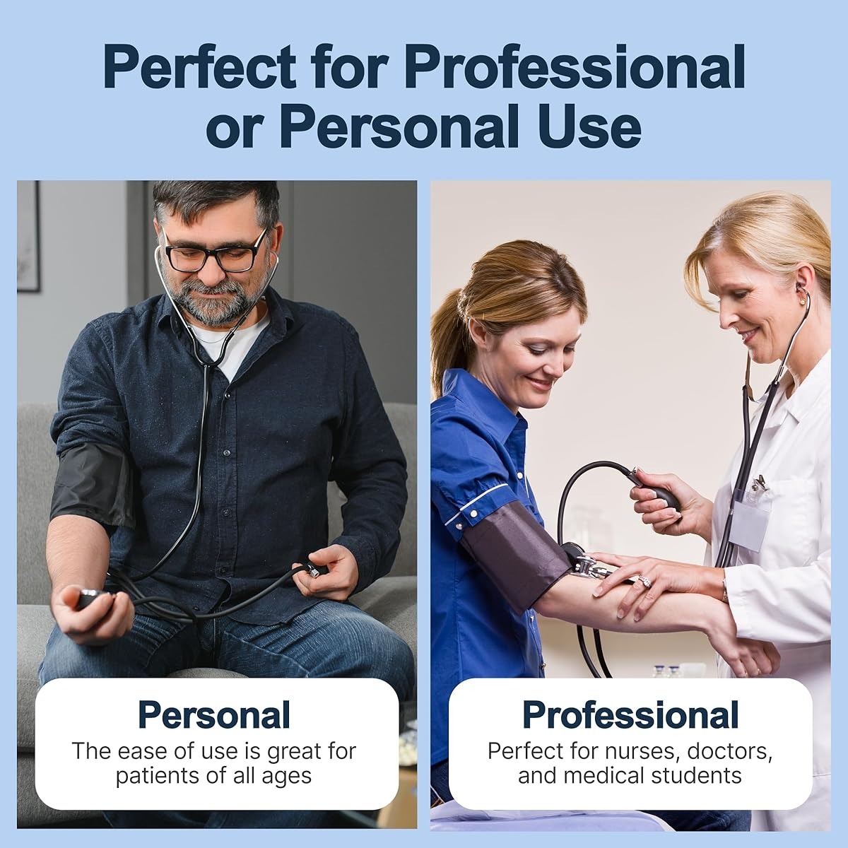 Professional dual head stethoscope for nurses in Kenya